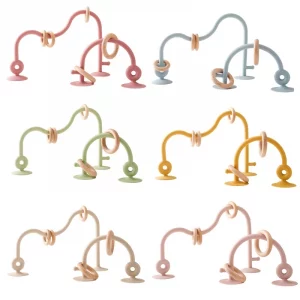 S33c960fe35304291904173b8388679cbO.webp Jouet éducatif en Silicone pour bébé, jouet Montes