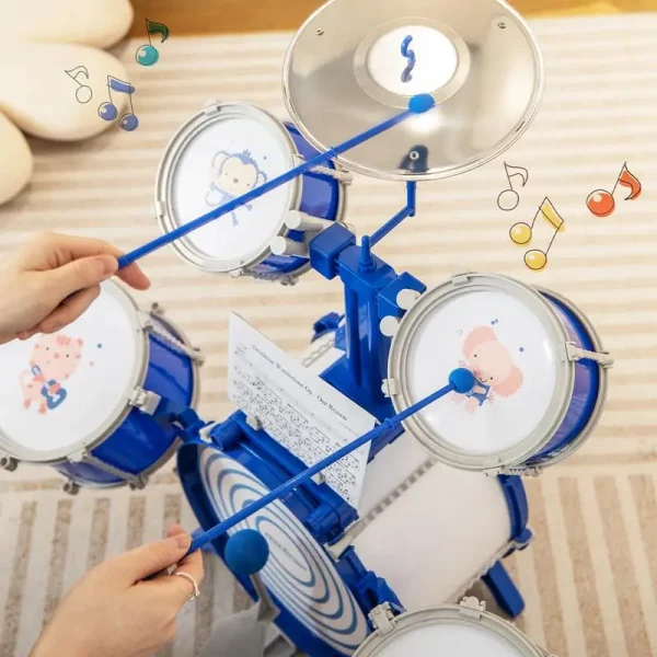 Ensemble de batterie éducatif pour enfants, jouet,