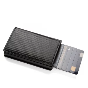 Porte-carte de crédit RFID antivol, portefeuille m
