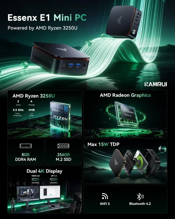 Mini PC Ultra-Compact: Puissance et Polyvalence
