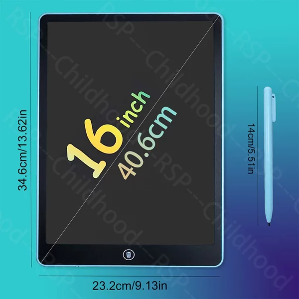 S4ae42b146f5d4691b7e73ead9277326dt.webp Tablette de Dessin LCD 16" Éducative pour Enfants