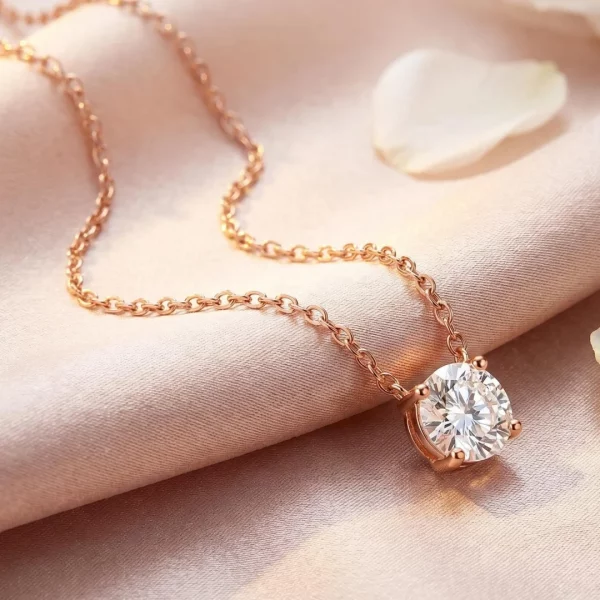 Colliers en moissanite 3ct D VVS1 pour femmes, pen
