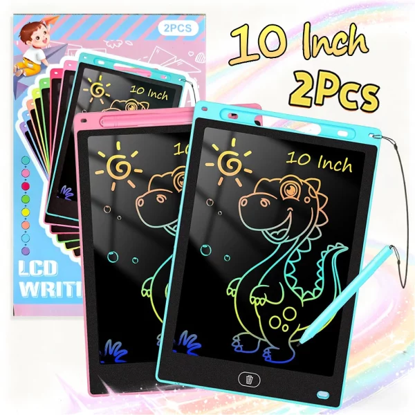 2 tablettes de dessin LCD de 10 pouces, tableaux d
