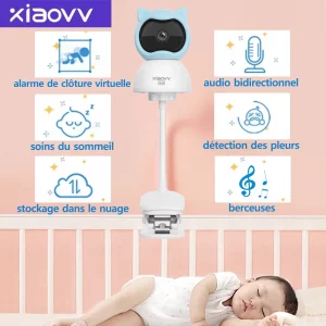 S523acfad47694036bf81ef44247381605.webp 4MP WiFi xiaovv intérieur bébé moniteur bidirectio