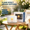 Diffuseur d'arômes à effet flamme 200 ml USB-C 5V,