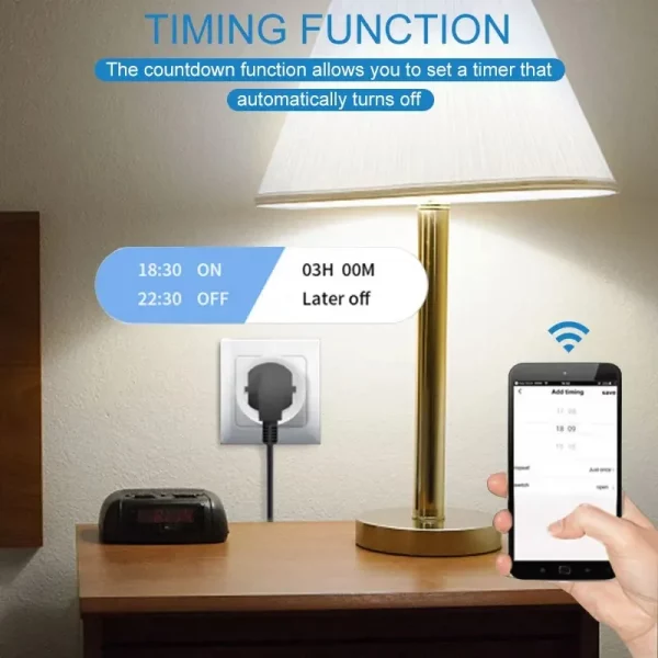 S532cb657802441d6b46dfad127be4796Z.webp Prise intelligente Tuya EU16A/20A Wifi, avec surve