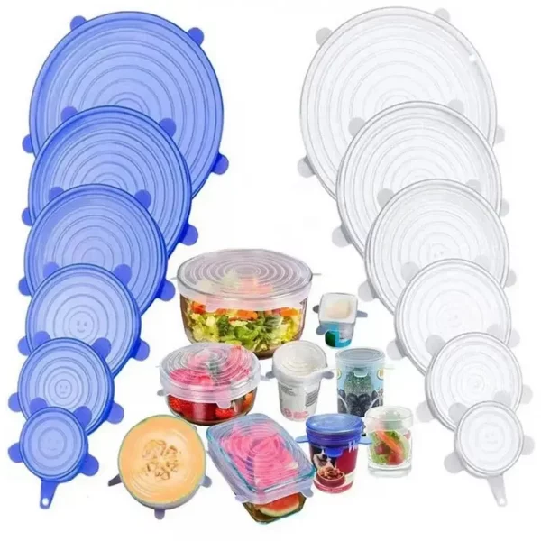 Couvercle de conservation en silicone de qualité a