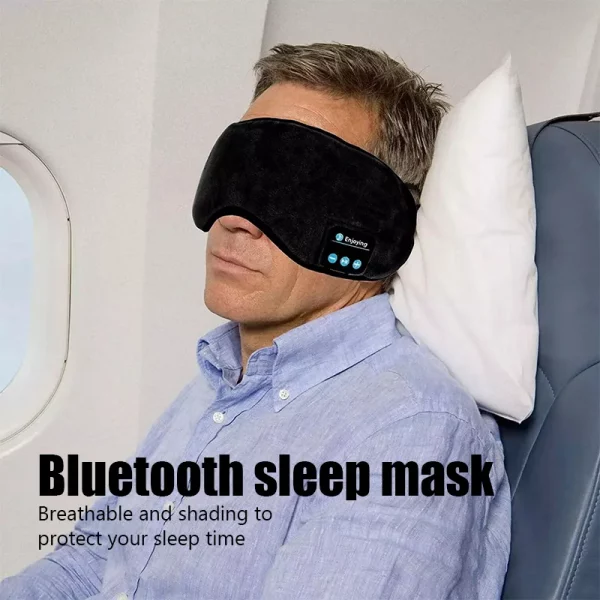 Écouteurs sans fil Bluetooth, masque pour les yeux