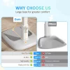 Support de bain pour bébé réglable en hauteur avec