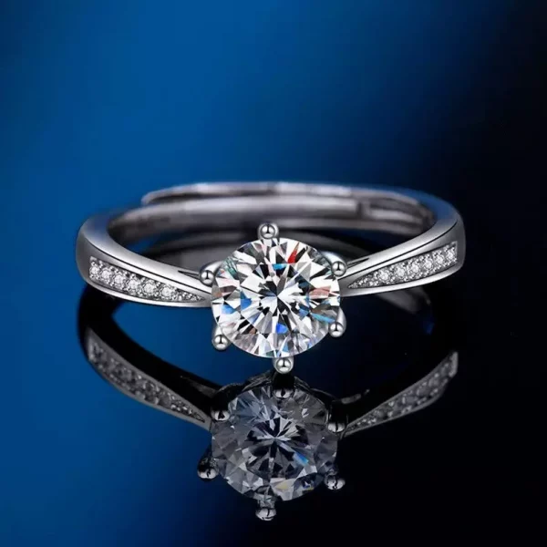 S62fe9aec50fc49288551315cd3a7e8ff9.webp Bague de fiançailles réglable en argent Sterling 9
