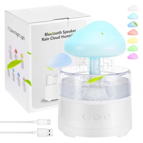 S64bcd586c9054c0fa2dd38d2edec82795.webp Humidificateur Diffuseur Nuage de Pluie LED