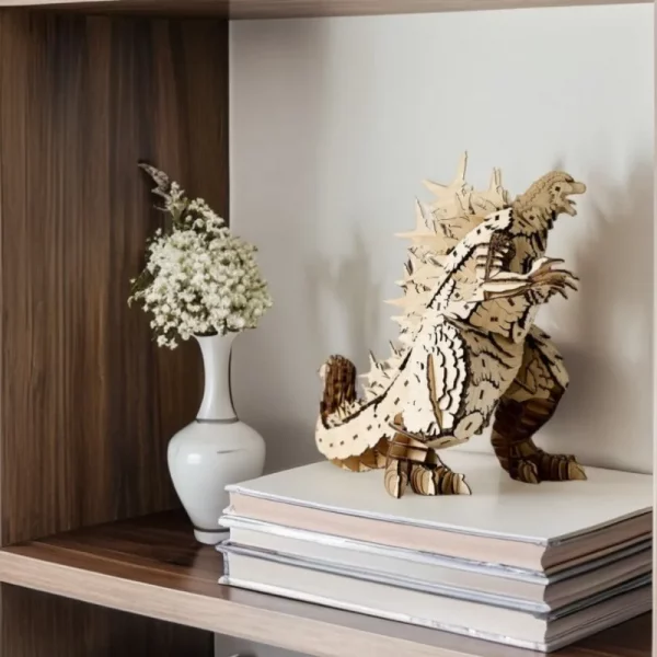 OUZEY Puzzle 3D en bois Le Roi des Monstres, Kit d