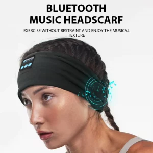 S69ef816aad8f45ed93ae432f41ce852de.webp Bandeaux de sport sans fil Bluetooth avec écouteur