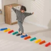 Pierres de marche amusantes pour enfants, arc-en-c