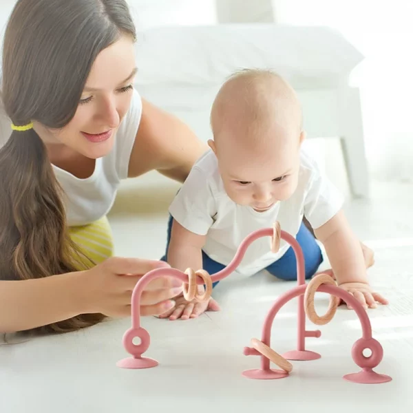 Jouet éducatif en Silicone pour bébé, jouet Montes