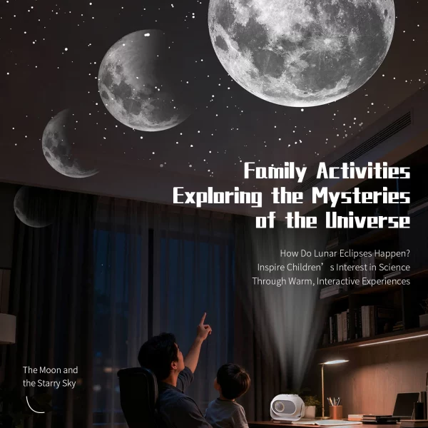 Projecteur d'étoiles et d'éclipses avec musique, l