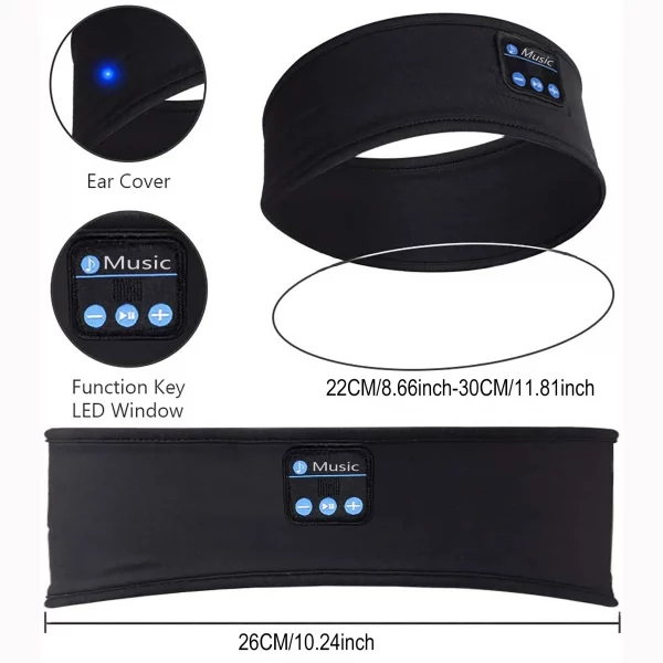 S764cd61ae1bb4a2fb31bdab737931a31A.webp Casque audio sans fil pour le sport avec haut-parl