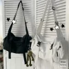 Sacs à bandoulière en toile pour femmes jeunes hom
