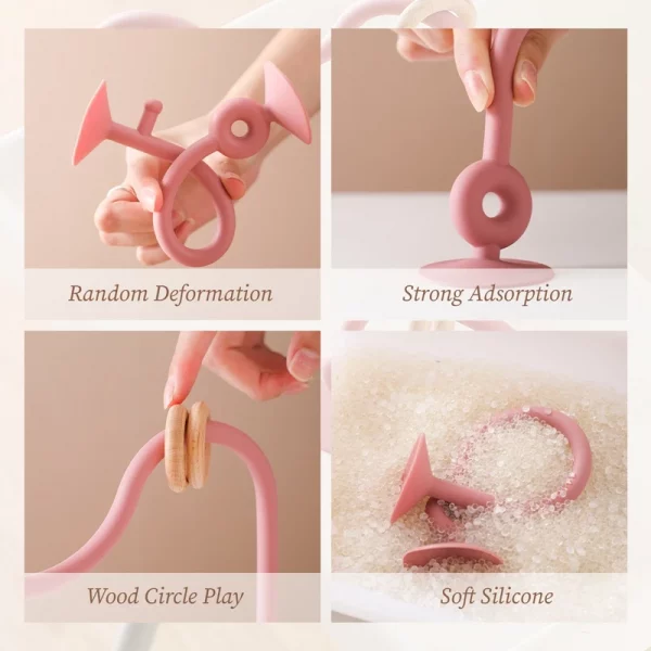 Jouet éducatif en Silicone pour bébé, jouet Montes
