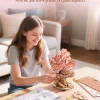 S80b554a530c9416cb9831b006184eb3eZ.webp Robotime Sakura Tree House, kit de puzzle en bois