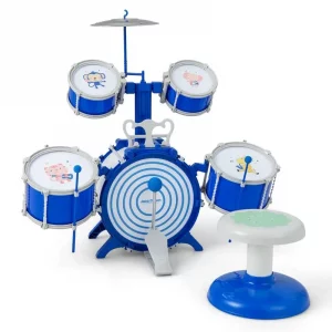 S85dfee7618974256adc85024c03d6ea77.webp Ensemble de batterie éducatif pour enfants, jouet,