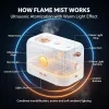 Diffuseur d'arômes à effet flamme 200 ml USB-C 5V,