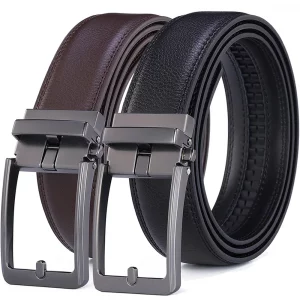 Ceinture pour homme en similicuir à boucle automat