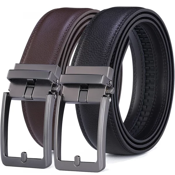 Ceinture pour homme en similicuir à boucle automat