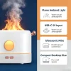 Diffuseur d'arômes à effet flamme 200 ml USB-C 5V,