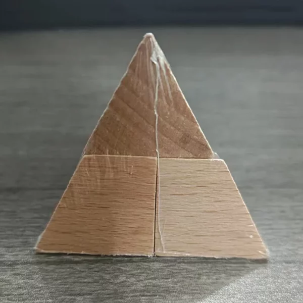 Casse-tête en bois, Mini pyramide, Triangle logiqu