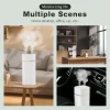 S94618ef037904e7ea173bab3656b76c5R.webp Humidificateur Diffuseur Double Pulvérisation Aromathérapie LED 600ml