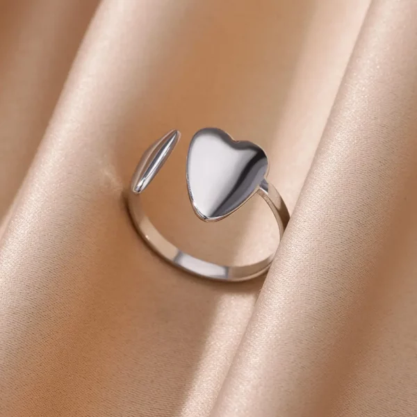 S9a667b45c51b4f5e97e1607e2f16d86bZ.webp Bagues en Zircon pour femmes, en acier inoxydable,