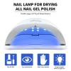 S9cfa1a89209f42fba2ad9f42aafabec8P.webp SUN X5-Lampe à ongles LED MAX pour manucure, lampe