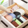 S9fa670e5780d4f96b145c79eaadebbc3Z.webp Diviseurs de Tiroirs Extensibles et Ajustables – Lot Organisateur Transparent