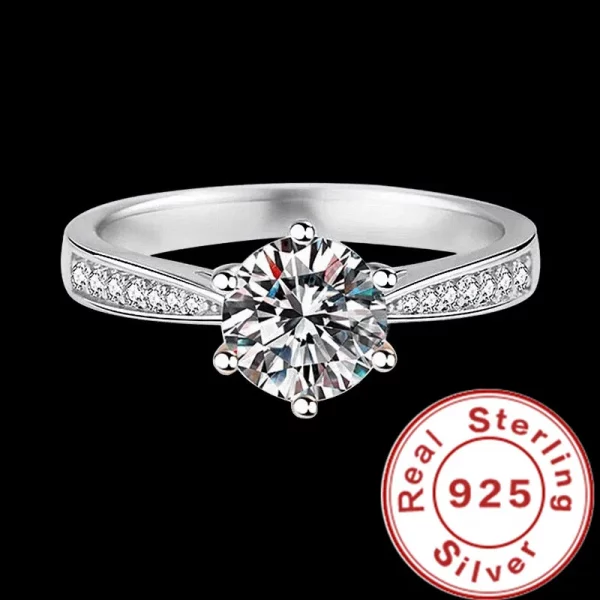 Sa184e05fbfc144ef90f597522b6687b66.webp Bague de fiançailles réglable en argent Sterling 9