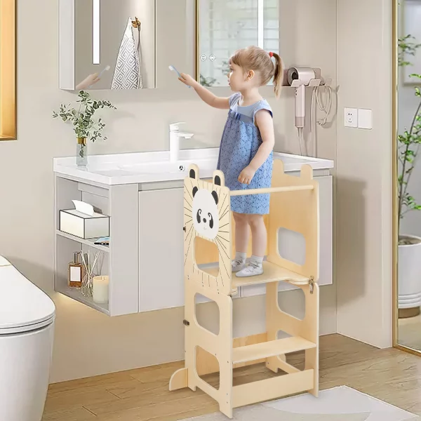 Tour d'apprentissage Montessori 3 en 1, convertibl
