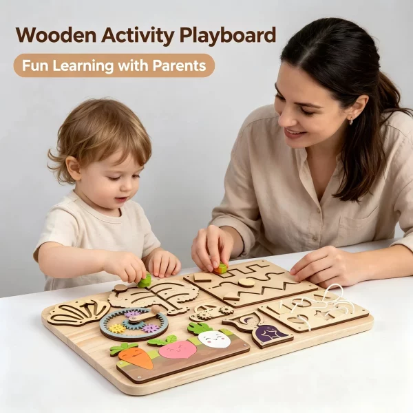 Tableau d'Activités Montessori Éducatif pour Enfants