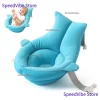 Coussin de bain pliable en forme de requin pour bé