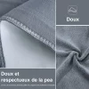 Couverture Chauffante Électrique Double, Thermostat Intelligent
