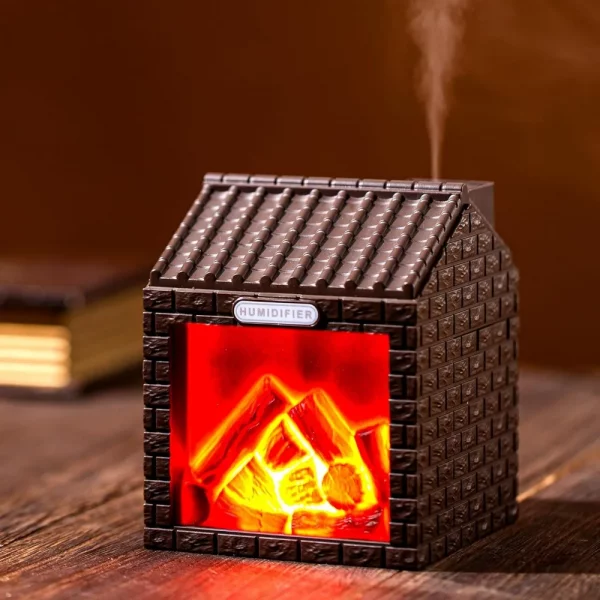 Diffuseur d'arômes humidificateur style feu de cha