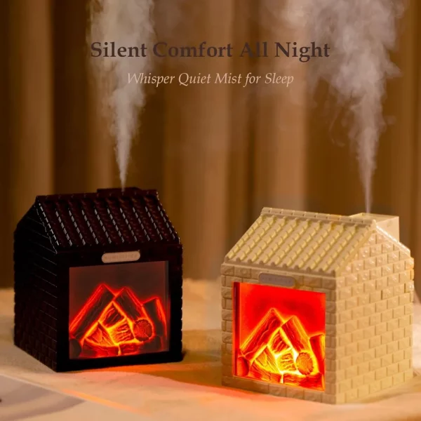 Diffuseur d'arômes humidificateur style feu de cha