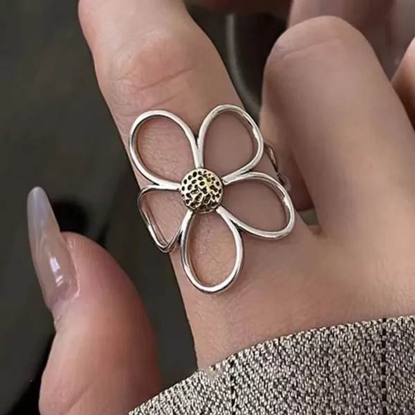 VENTFILLE – bague à fleurs en argent Sterling 925