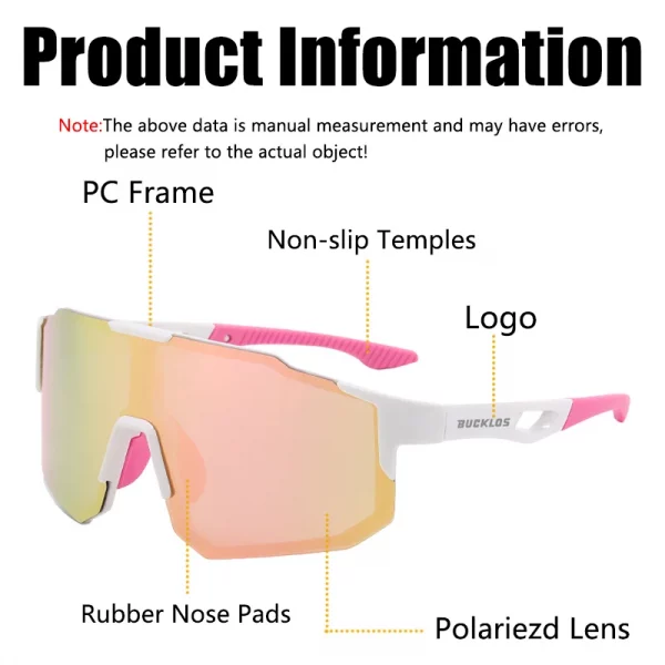 Sb8a2ba378f4541bdafde80ae92028e99S.webp Lunettes de vélo polarisées BUCKLOS UV400, légères