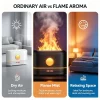 Diffuseur d'arômes à effet flamme 200 ml USB-C 5V,