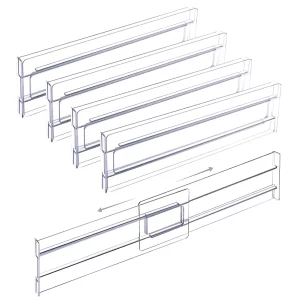 Sb9dcb97c2e6e4de4b1118166e8996247O.webp Diviseurs de tiroirs transparents extensibles et a