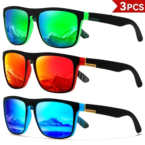 1/2/3/4 Paires de Lunettes de Soleil Sportives Cla