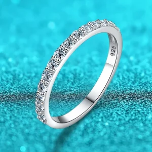 GRA Test passé Moissanite bague correspondant mari