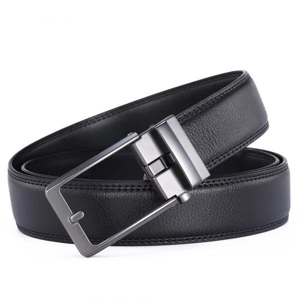Ceinture pour homme en similicuir à boucle automat