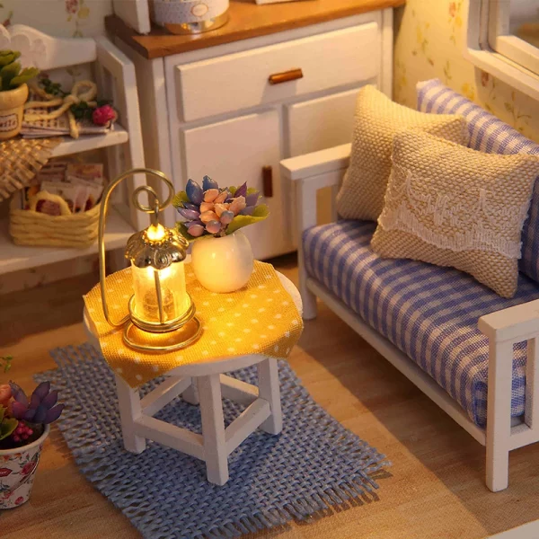 Sc5d80aea41704b698ae9a15324ab5fb7U.webp Mini maison de poupée chaton, Puzzle 3D, Kit de co