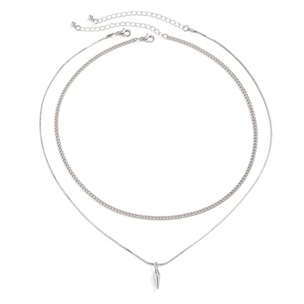 KunJoe 2 pièces/ensemble pendentif à rivets en mét